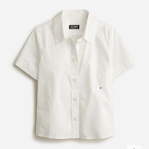 NWT JCrew White Poplin Shirt